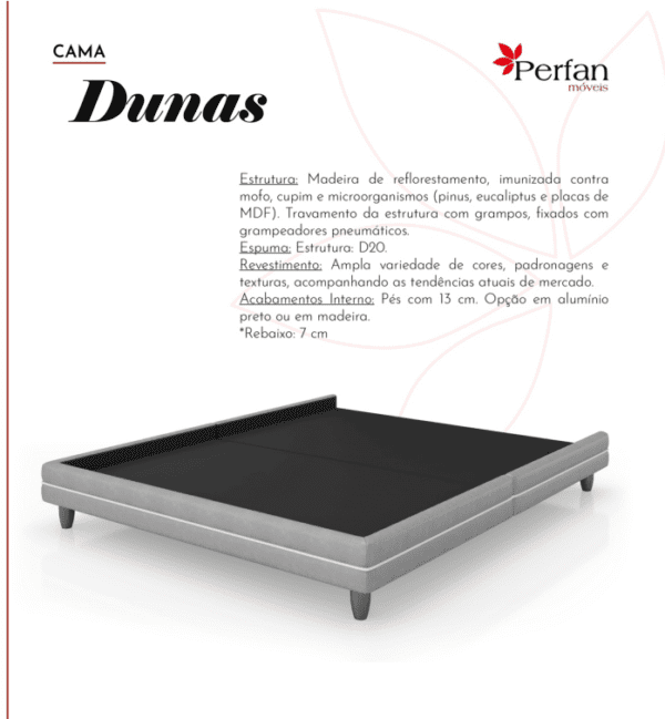 Cama Dunas - Perfan - Imagem 2